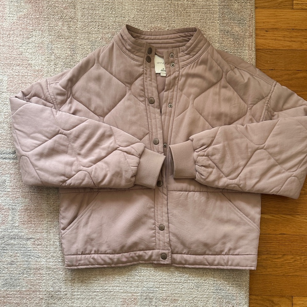 Gentle Fawn Quilted Taupe Jacket